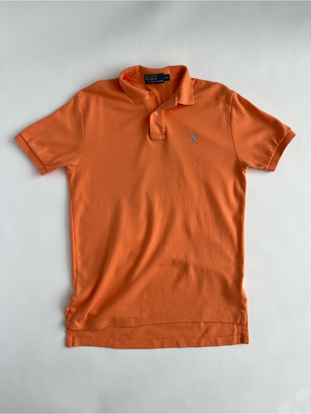 Polo Ralph Lauren Men’s Orange Jersey Polo with Embroidered Pony